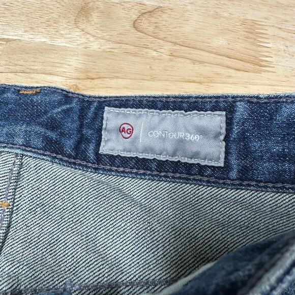 AG Adriano Goldschmied NWT Blue Kinsley High-Rise Pop Crop Denim Jeans Size 23 - Picture 7 of 12